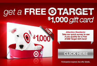 Get $1000 Gift Card Free for Target